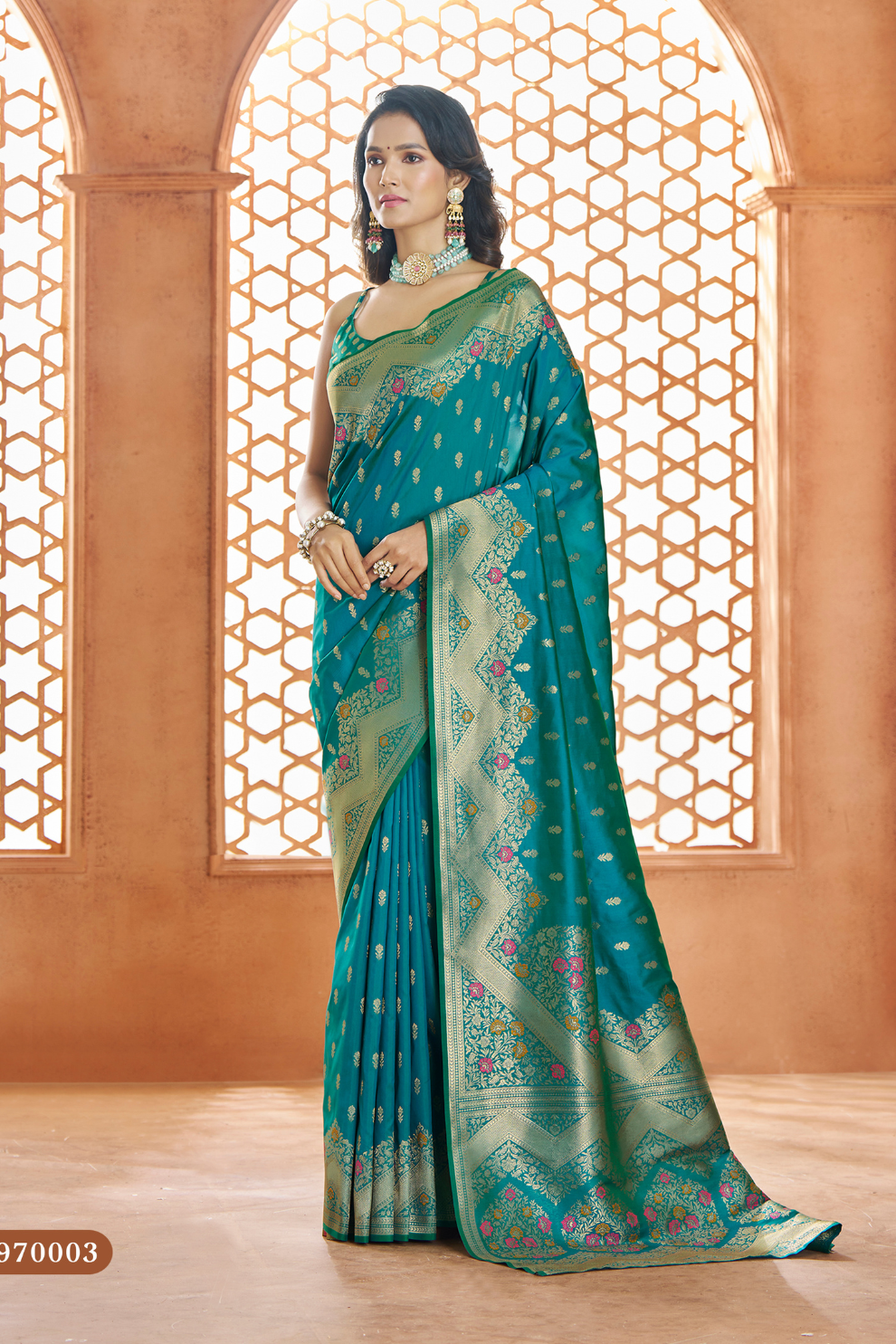 Pure Soft Banarasi Silk Saree with Traditional Zari Weaving - LaVante Fashion