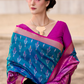 Soft Silk Saree with Ikkat Border and Classic Elegance - LaVante Fashion