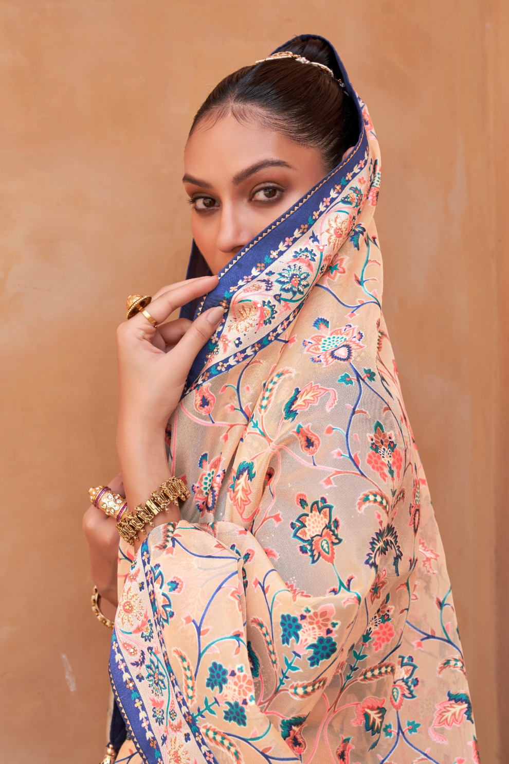 Elegant Tissue Silk Saree with Patola Designer Blouse