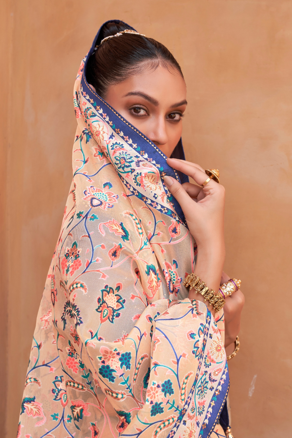 Elegant Tissue Silk Saree with Patola Designer Blouse