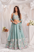 Pure Chiffon Sequins And Thread Embroidery Lehenga Choli Dupatta