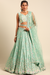 Elegant Georgette Sequin Lehenga with Zarkan Work