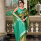 Pure Tissue With Beautiful Designer Pallu and blouse - LaVante Fashion