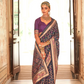 Printed Banarasi Silk Saree with Ultra Smooth Gloster Touch