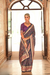Printed Banarasi Silk Saree with Ultra Smooth Gloster Touch