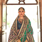 Printed Banarasi Silk Saree with Ultra Smooth Gloster Touch