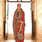Printed Banarasi Silk Saree with Ultra Smooth Gloster Touch