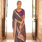 Printed Banarasi Silk Saree with Ultra Smooth Gloster Touch