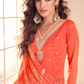 Regal Embroidered Sharara Ensemble with Statement Dupatta