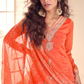 Regal Embroidered Sharara Ensemble with Statement Dupatta