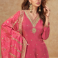Regal Embroidered Sharara Ensemble with Statement Dupatta