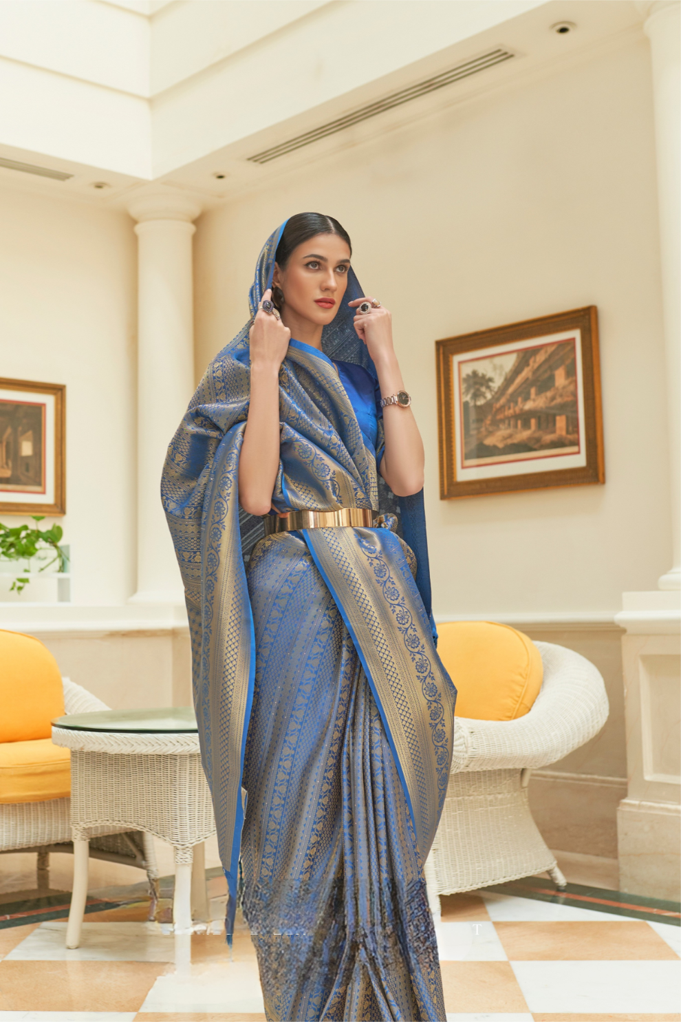 Traditional Zari Woven Silk Saree with Rich Ethnic Appeal