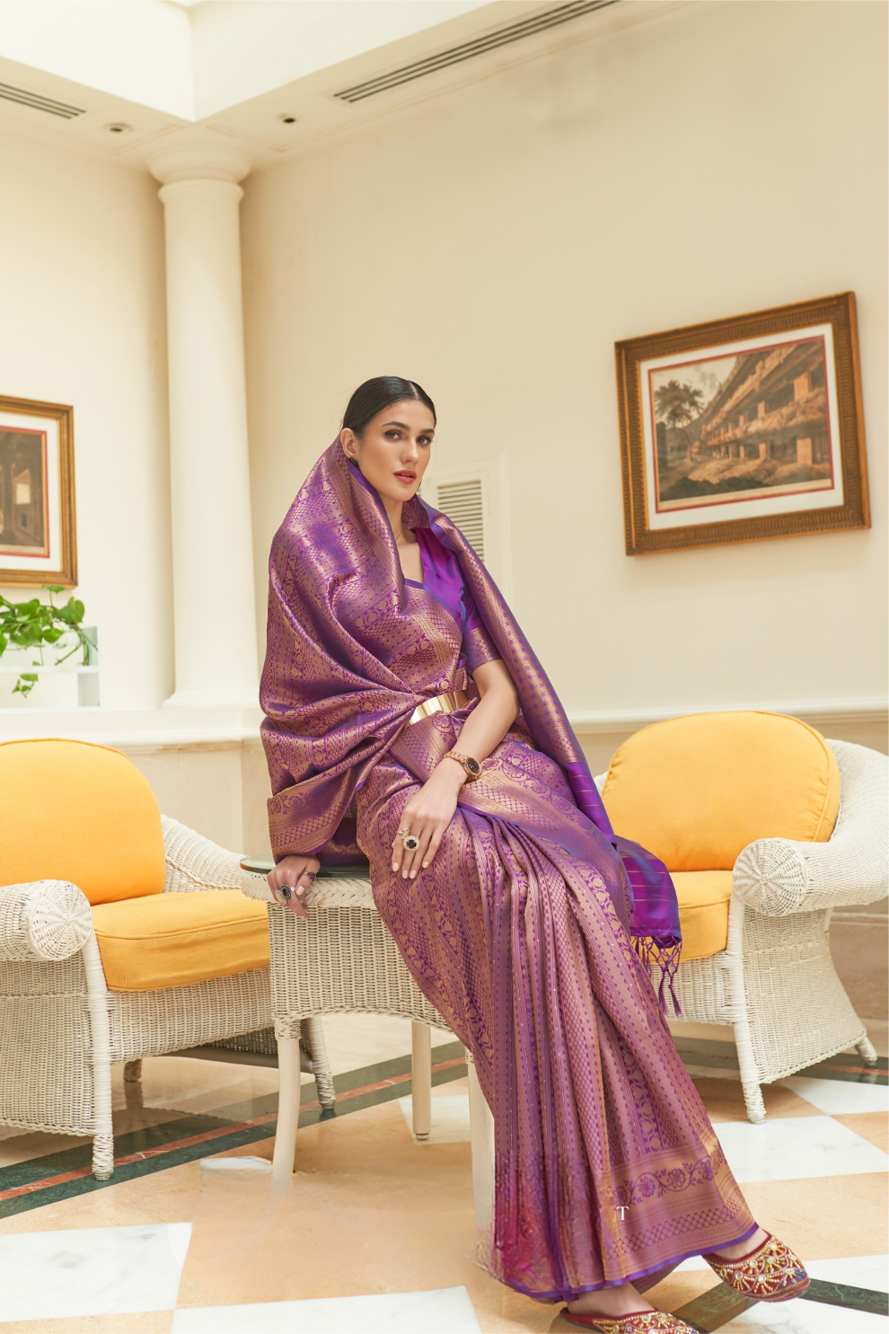 Traditional Zari Woven Silk Saree with Rich Ethnic Appeal