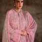 Pure Muslin Salwar Suit with Digital Print & Kashmiri Embroidery