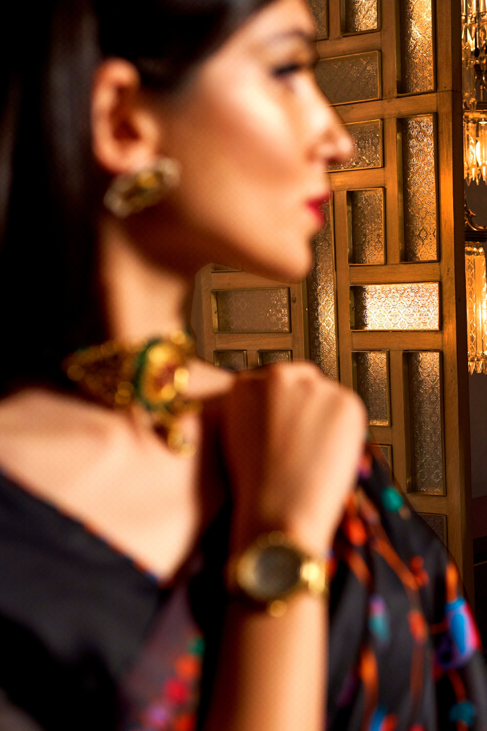 Banarasi Jamawar Silk Saree with Traditional Woven Design