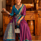 Soft Banarasi Paithani Saree with Copper Zari Weaving - LaVante Fashion