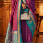 Soft Banarasi Paithani Saree with Copper Zari Weaving - LaVante Fashion