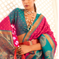 Soft Banarasi Paithani Saree with Copper Zari Weaving - LaVante Fashion
