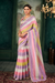 Soft Chanderi Linen Fabric with Artistic Digital Print - LaVante Fashion