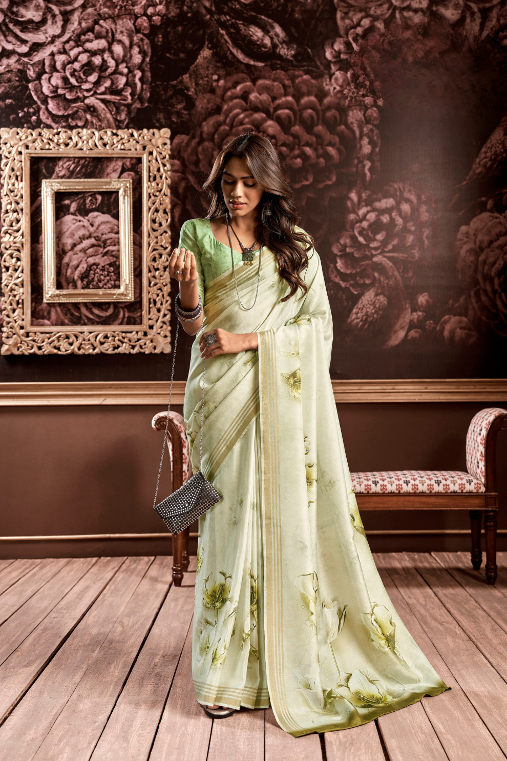 Pure Handloom Silk Fabric in a Smooth Elegant Finish - LaVante Fashion