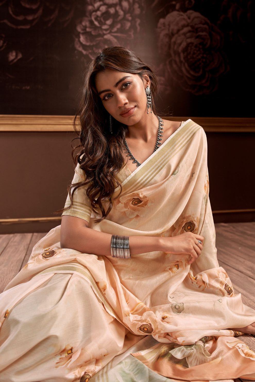 Pure Handloom Silk Fabric in a Smooth Elegant Finish - LaVante Fashion
