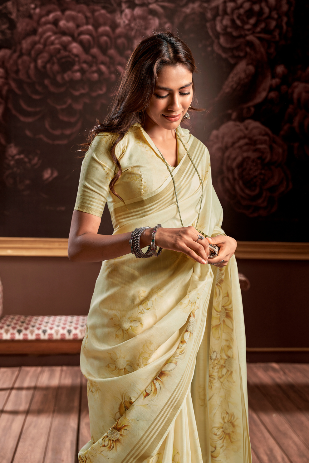 Pure Handloom Silk Fabric in a Smooth Elegant Finish - LaVante Fashion