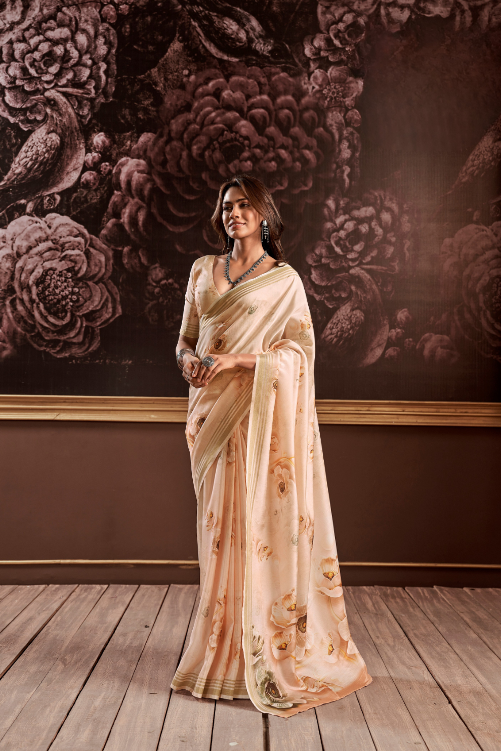 Pure Handloom Silk Fabric in a Smooth Elegant Finish - LaVante Fashion