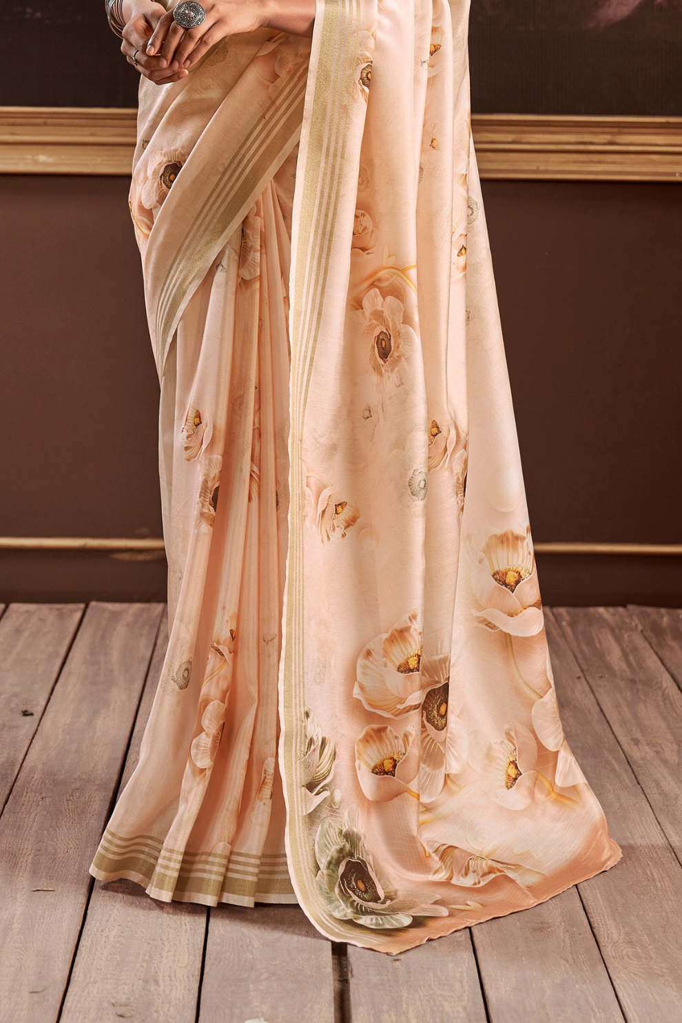 Pure Handloom Silk Fabric in a Smooth Elegant Finish - LaVante Fashion