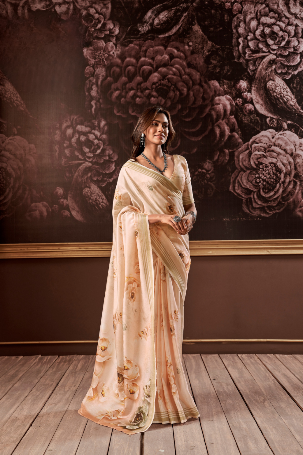 Pure Handloom Silk Fabric in a Smooth Elegant Finish - LaVante Fashion