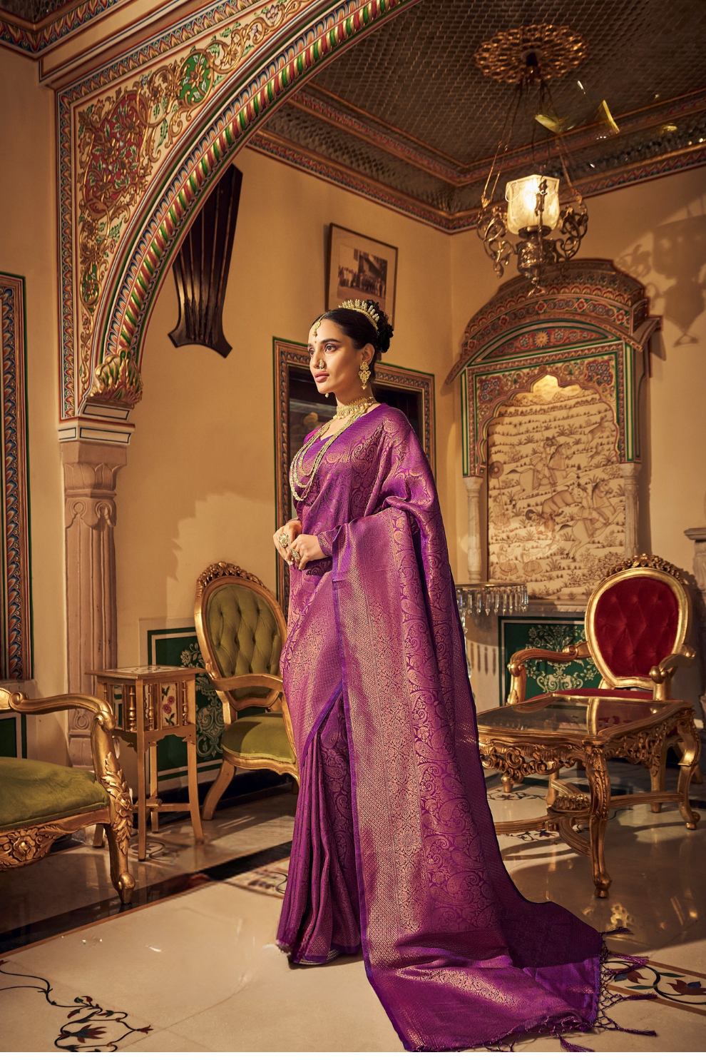 Graceful Loom Pure Handloom Silk Saree in Luxurious Soft Finish - LaVante Fashion