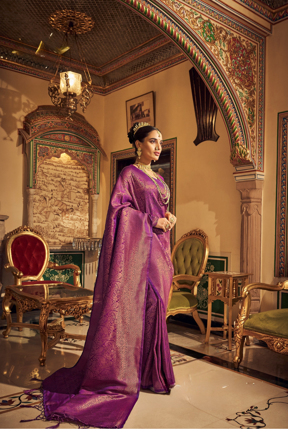 Graceful Loom Pure Handloom Silk Saree in Luxurious Soft Finish - LaVante Fashion