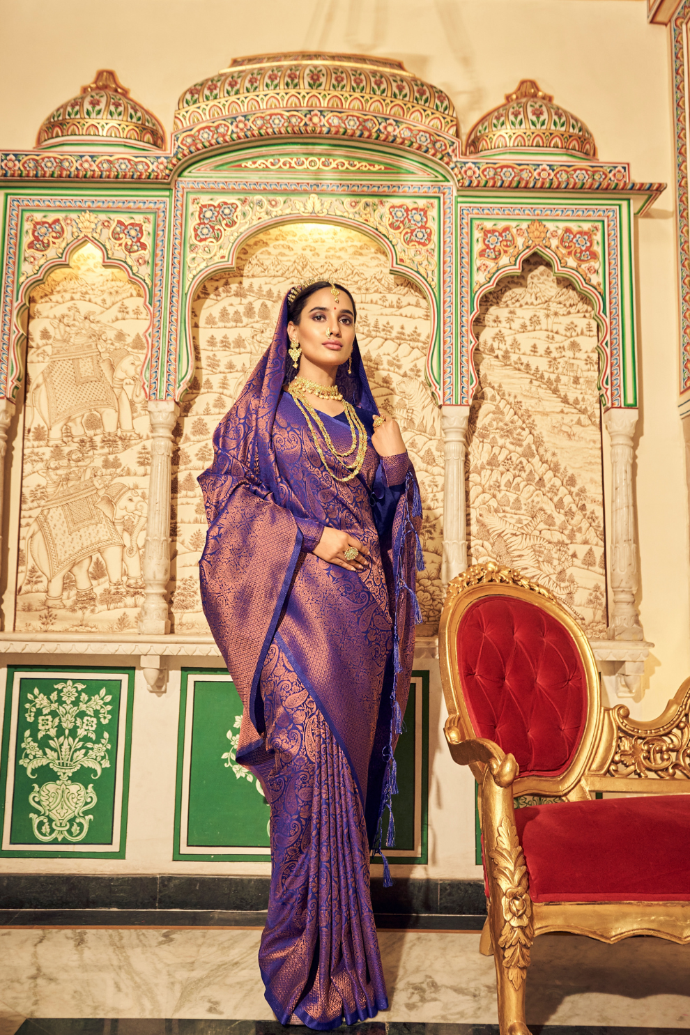 Graceful Loom Pure Handloom Silk Saree in Luxurious Soft Finish - LaVante Fashion