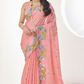 Soft Linen Saree with Natural Texture and Elegant Drape - LaVante Fashion