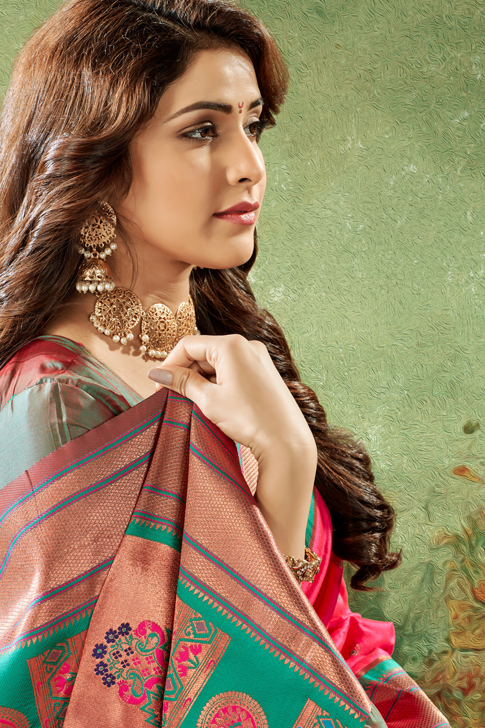 Soft Peshwai Paithani Silk Saree