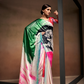 Soft Satin Fabric with Elegant Digital Print - LaVante Fashion