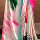 Soft Satin Fabric with Elegant Digital Print - LaVante Fashion