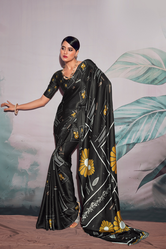 Soft Satin with Digital Print - LaVante Fashion