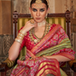 Vibrant Digital Printed Art Silk Saree with Contemporary Design