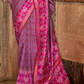 Vibrant Digital Printed Art Silk Saree with Contemporary Design