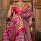 Vibrant Digital Printed Art Silk Saree with Contemporary Design