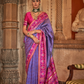 Vibrant Digital Printed Art Silk Saree with Contemporary Design