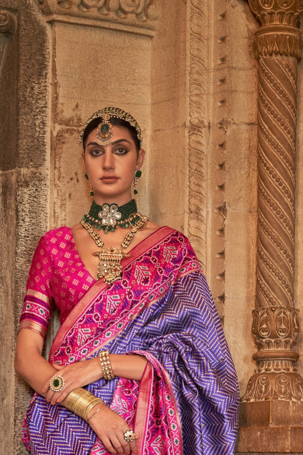 Vibrant Digital Printed Art Silk Saree with Contemporary Design