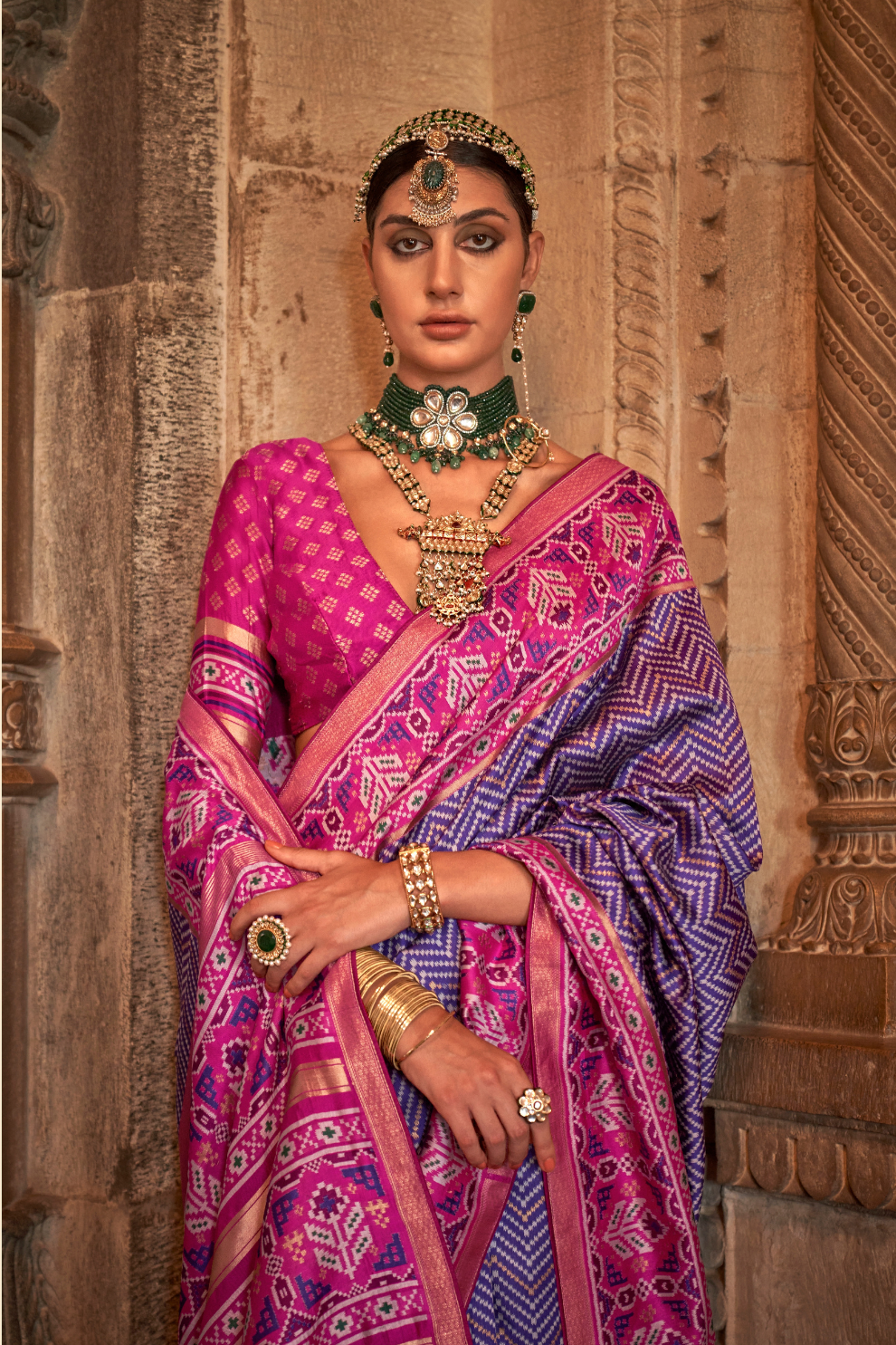 Vibrant Digital Printed Art Silk Saree with Contemporary Design