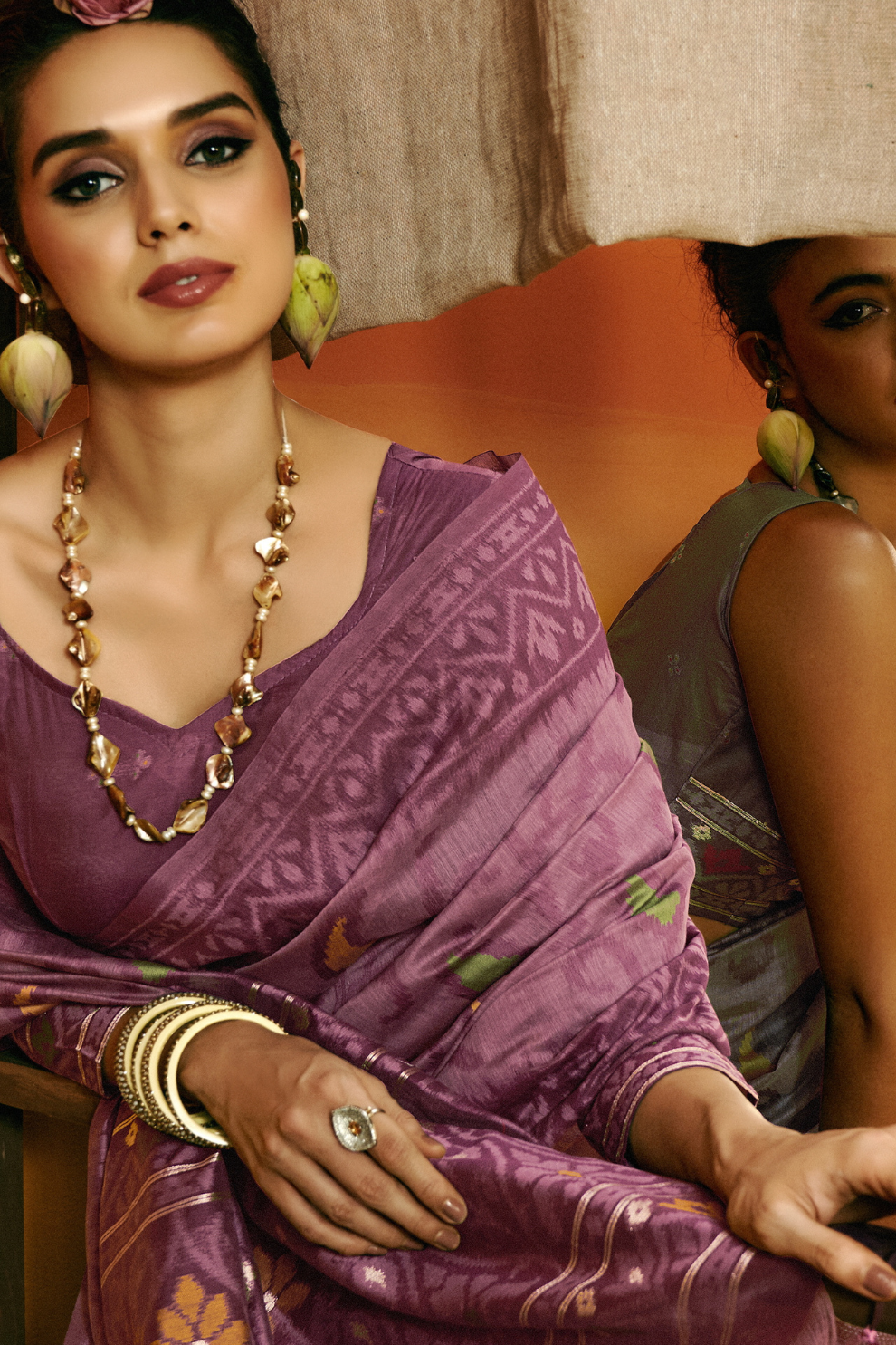 Grace Woven in the Threads of Spun Handwoven Jamdani Elegance