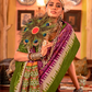 Super Polyester Viscose Silk Saree with Traditional Patola Design - LaVante Fashion