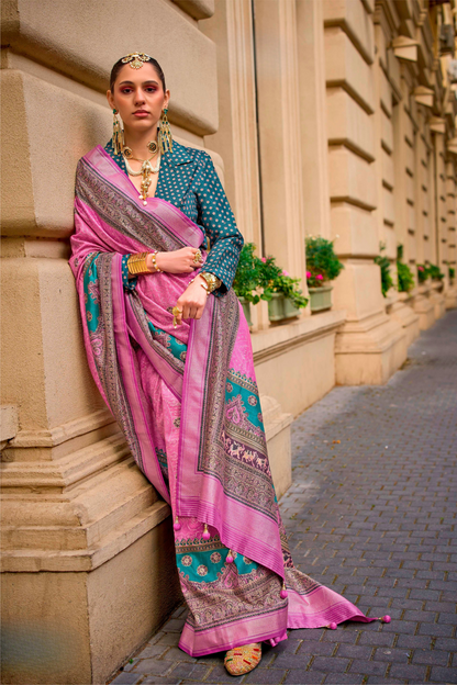 Elegant Shine Super Poly Viscose Silk Saree with Apoxy Finish - LaVante Fashion
