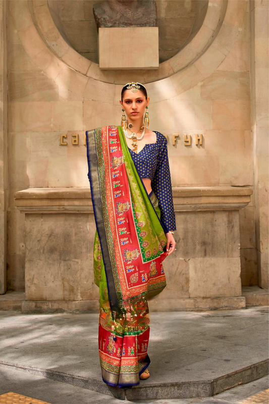 Elegant Shine Super Poly Viscose Silk Saree with Apoxy Finish - LaVante Fashion