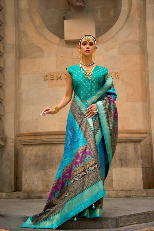 Elegant Shine Super Poly Viscose Silk Saree with Apoxy Finish - LaVante Fashion