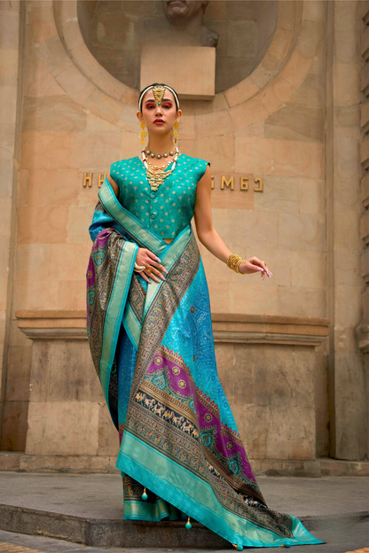 Elegant Shine Super Poly Viscose Silk Saree with Apoxy Finish - LaVante Fashion