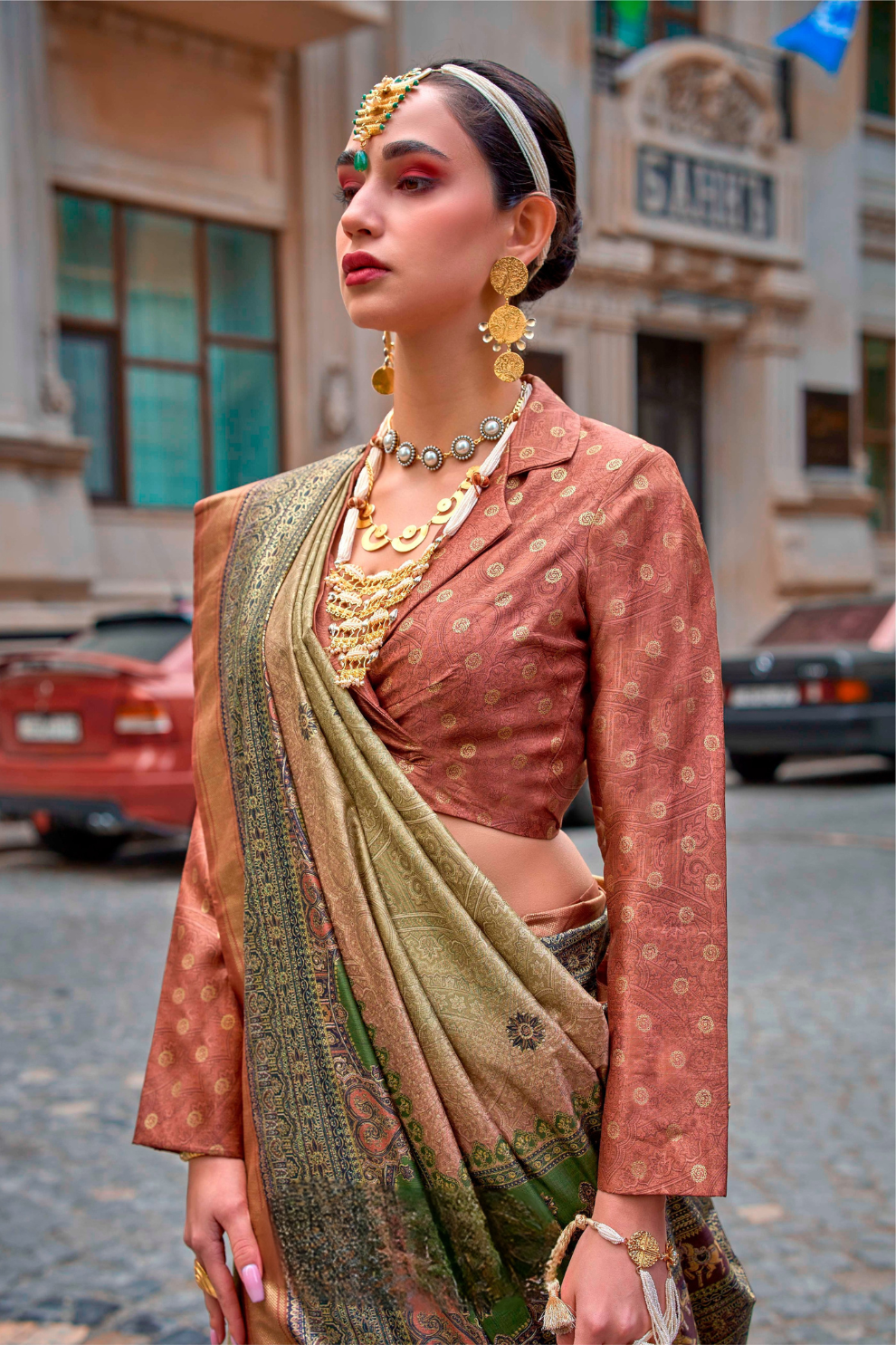 Elegant Shine Super Poly Viscose Silk Saree with Apoxy Finish - LaVante Fashion